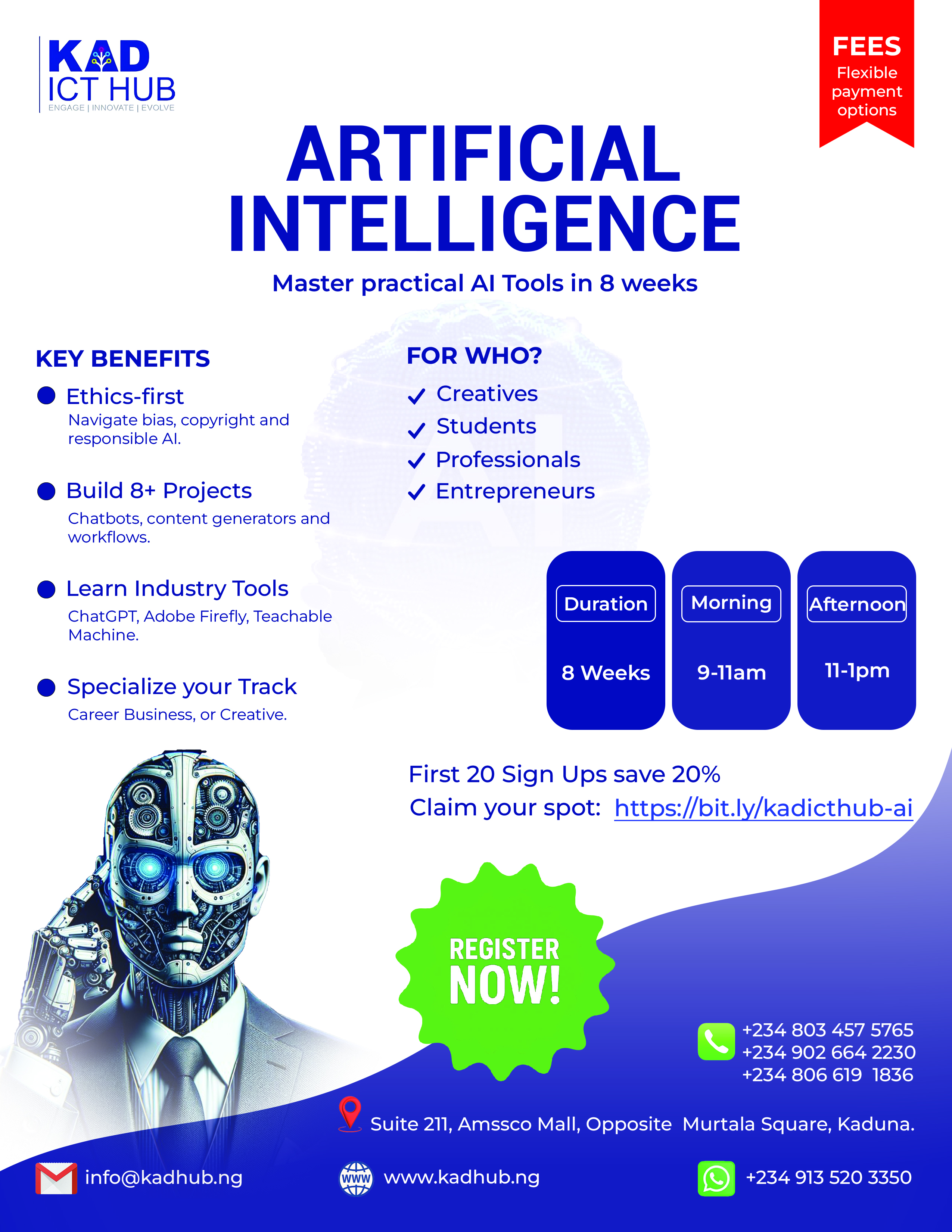 ARTIFICIAL INTELLIGENCE Flyer